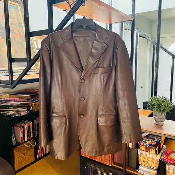 Adams Cuir (Leather) Collection Blazer - Made in France - Picture 2 of 16